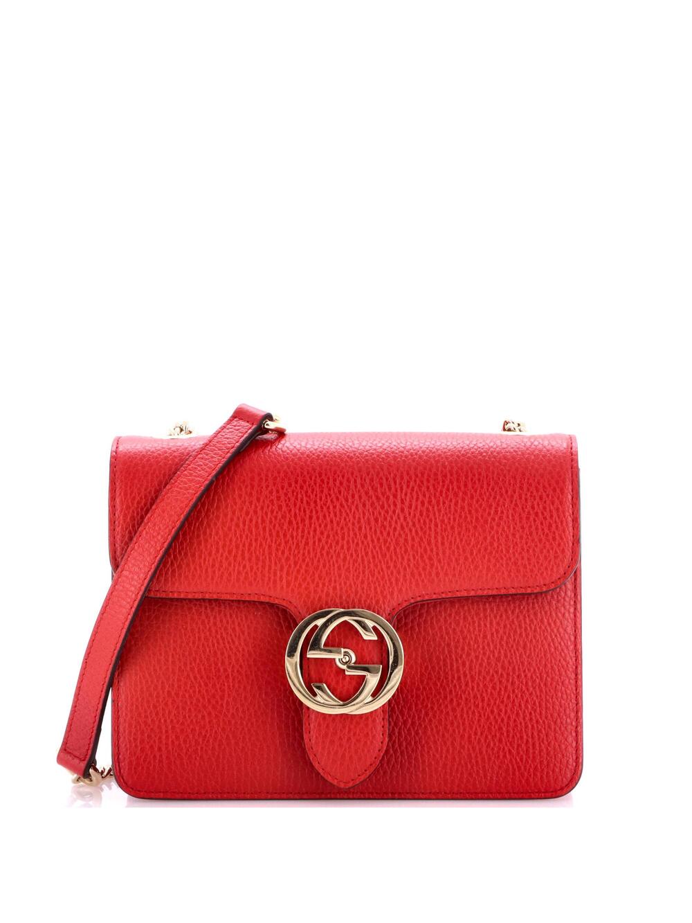 Gucci Interlocking Shoulder Bag Leather #365080G78B